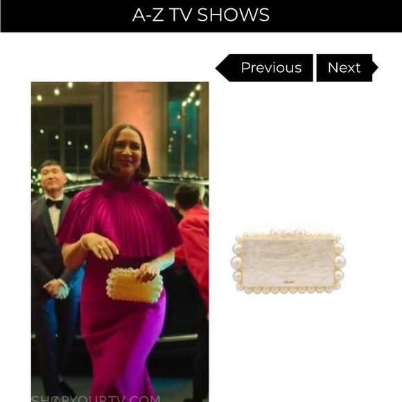 Eos Pearly Acrylic Clutch Bag - Picture 12 of 13